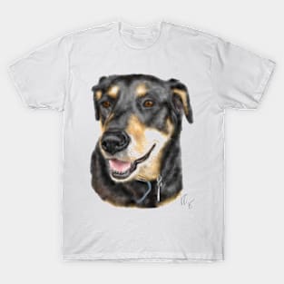 Smiling Rottweiler Pooch Dog T-Shirt